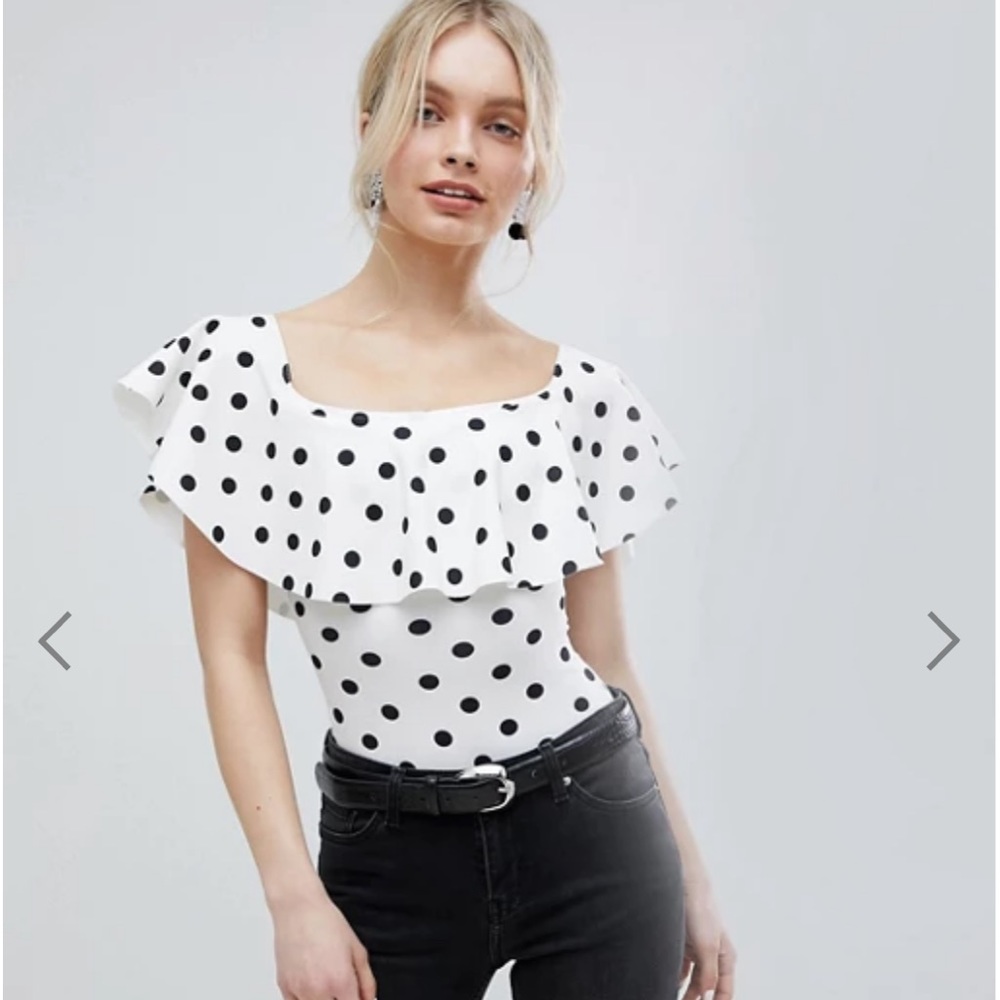 ASOS ruffle bodysuit